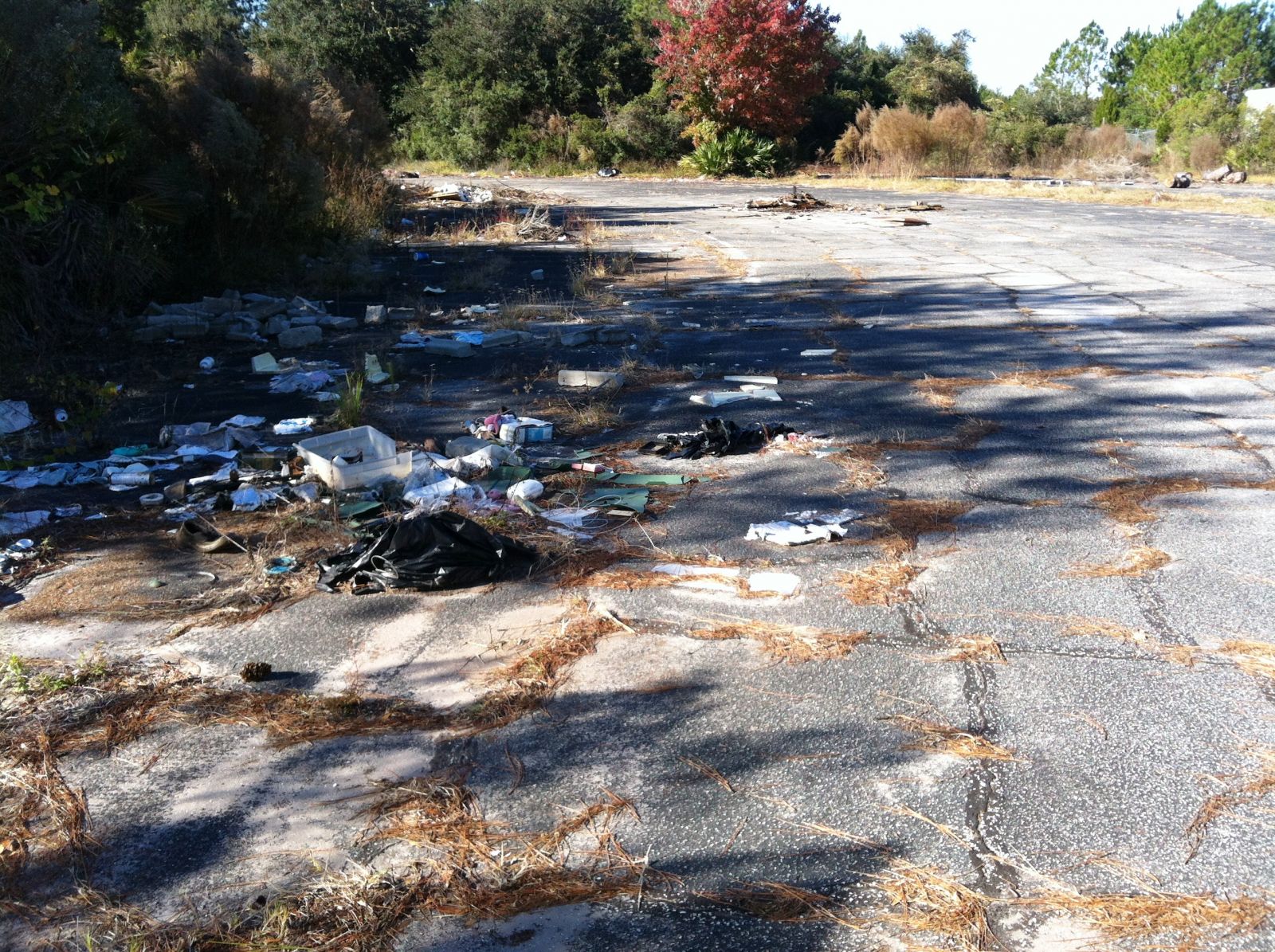 Matanzas Golf Course parking lot - 2014